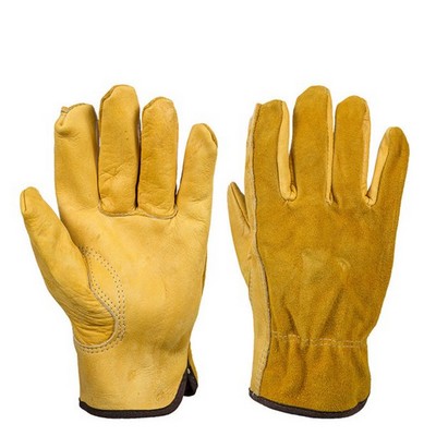Heavy Duty Leather Work Gloves